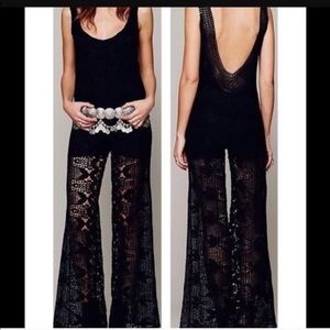 Free People X Jens Pirate Booty Lace Jumpsuit XS